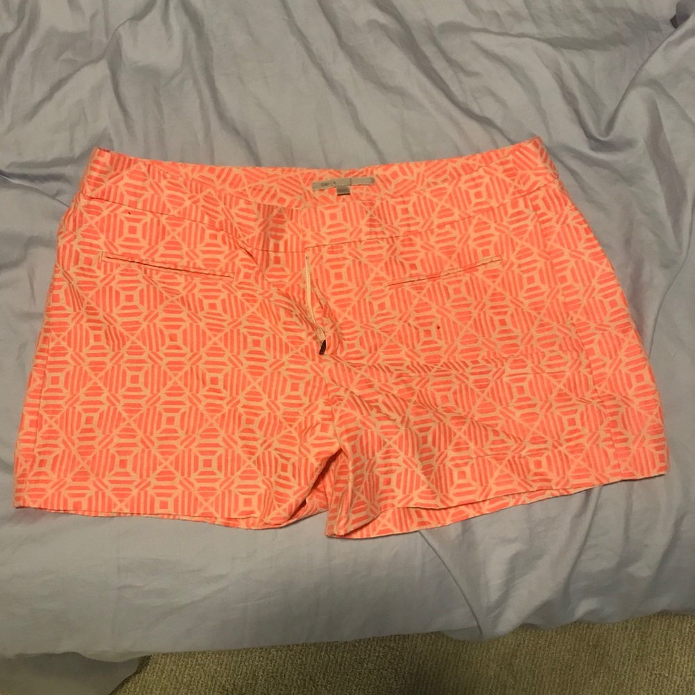 Gap Hot Pink Patterned Women’s Shorts